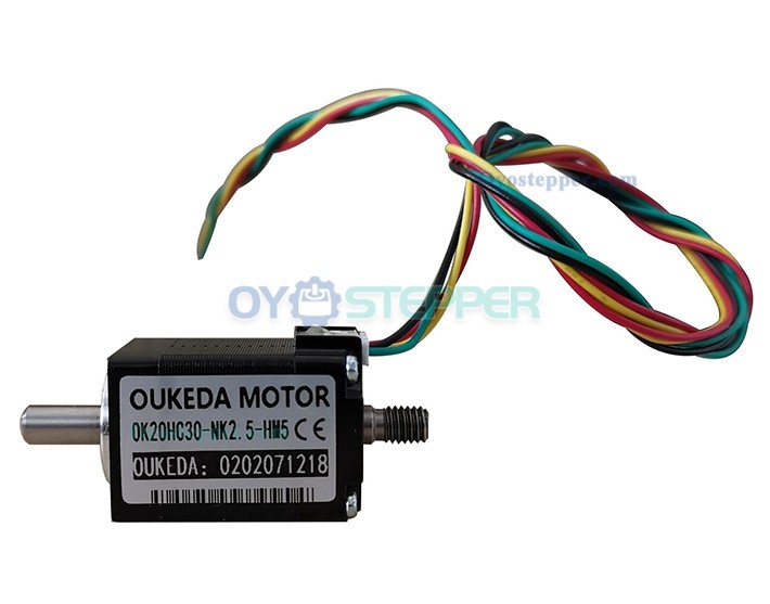 Oukeda Hollow Shaft NEMA8 Stepper Motor 1.8 Deg 1.8Ncm(2.55oz.in) for Placement Machine